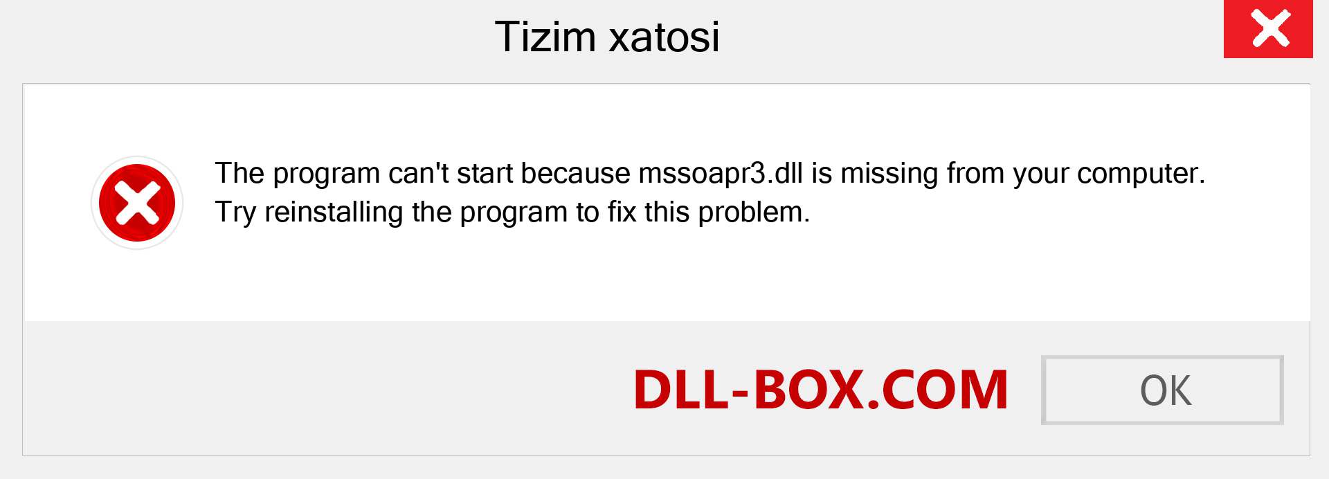 mssoapr3.dll fayli yo'qolganmi?. Windows 7, 8, 10 uchun yuklab olish - Windowsda mssoapr3 dll etishmayotgan xatoni tuzating, rasmlar, rasmlar